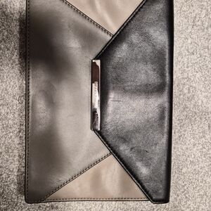 Michael Kors Black and Gray Clutch